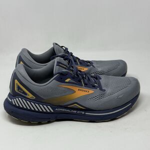 Brooks Adrenaline GTS 23 Sneakers Mens 12.5 D Blue Orange Running Shoes